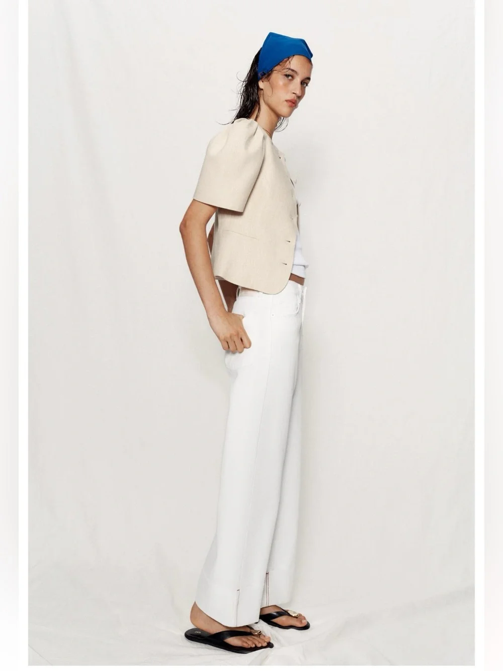 Zara Puff-Sleeve Blazer